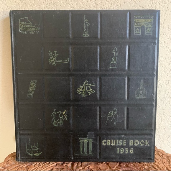 USS Coral Sea CV-43 US Navy 1956 Mediterranean Cruise Book Gibraltar Info Sheet - Picture 15 of 15